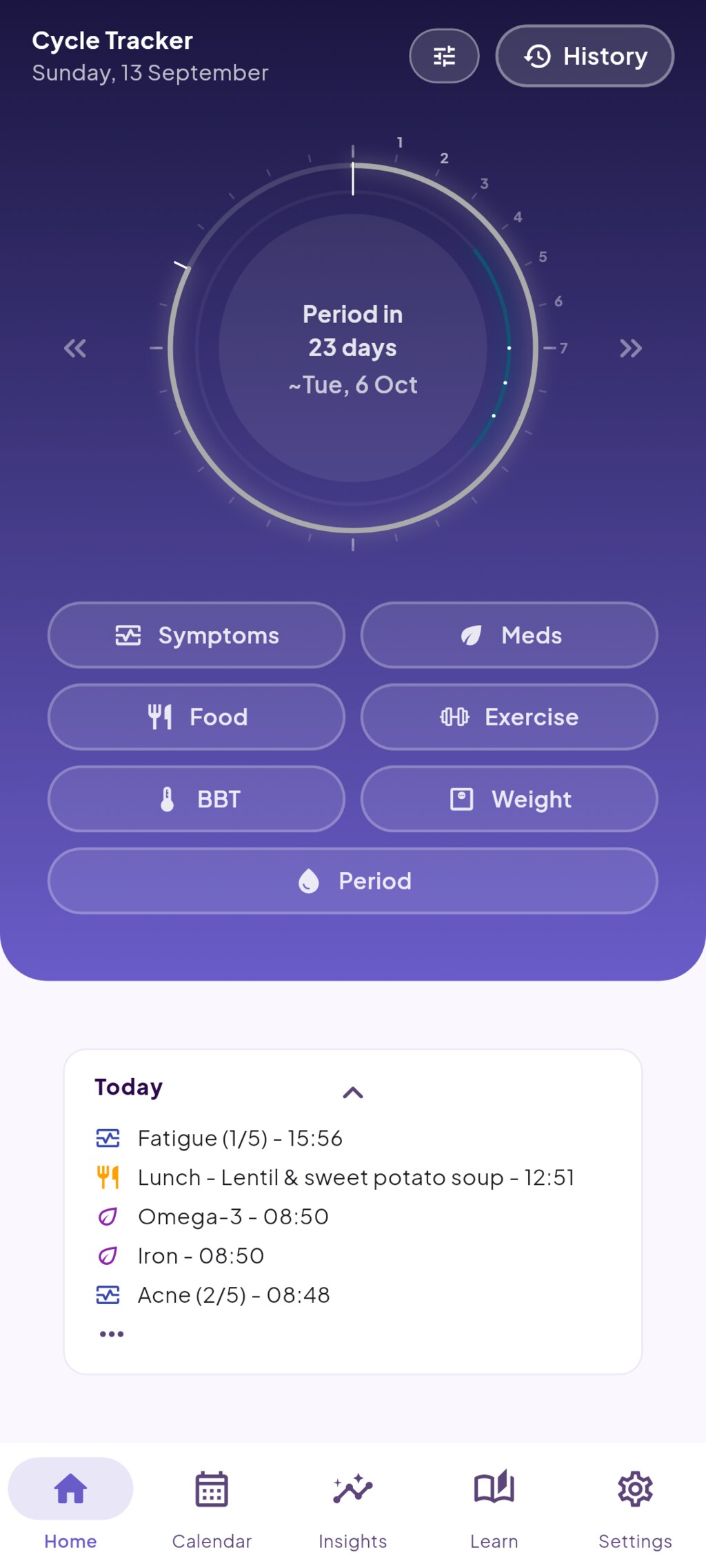 Daily logging hub