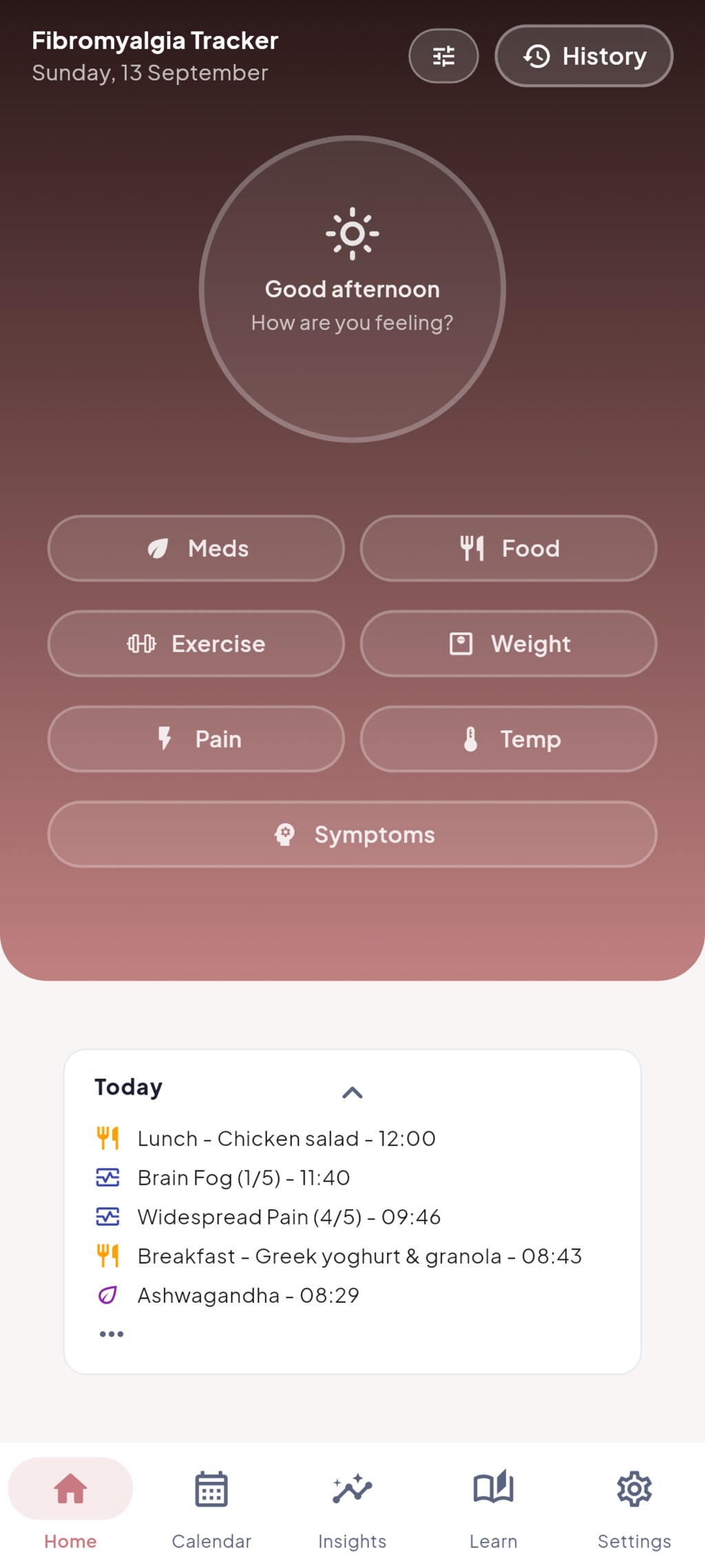 Daily logging hub