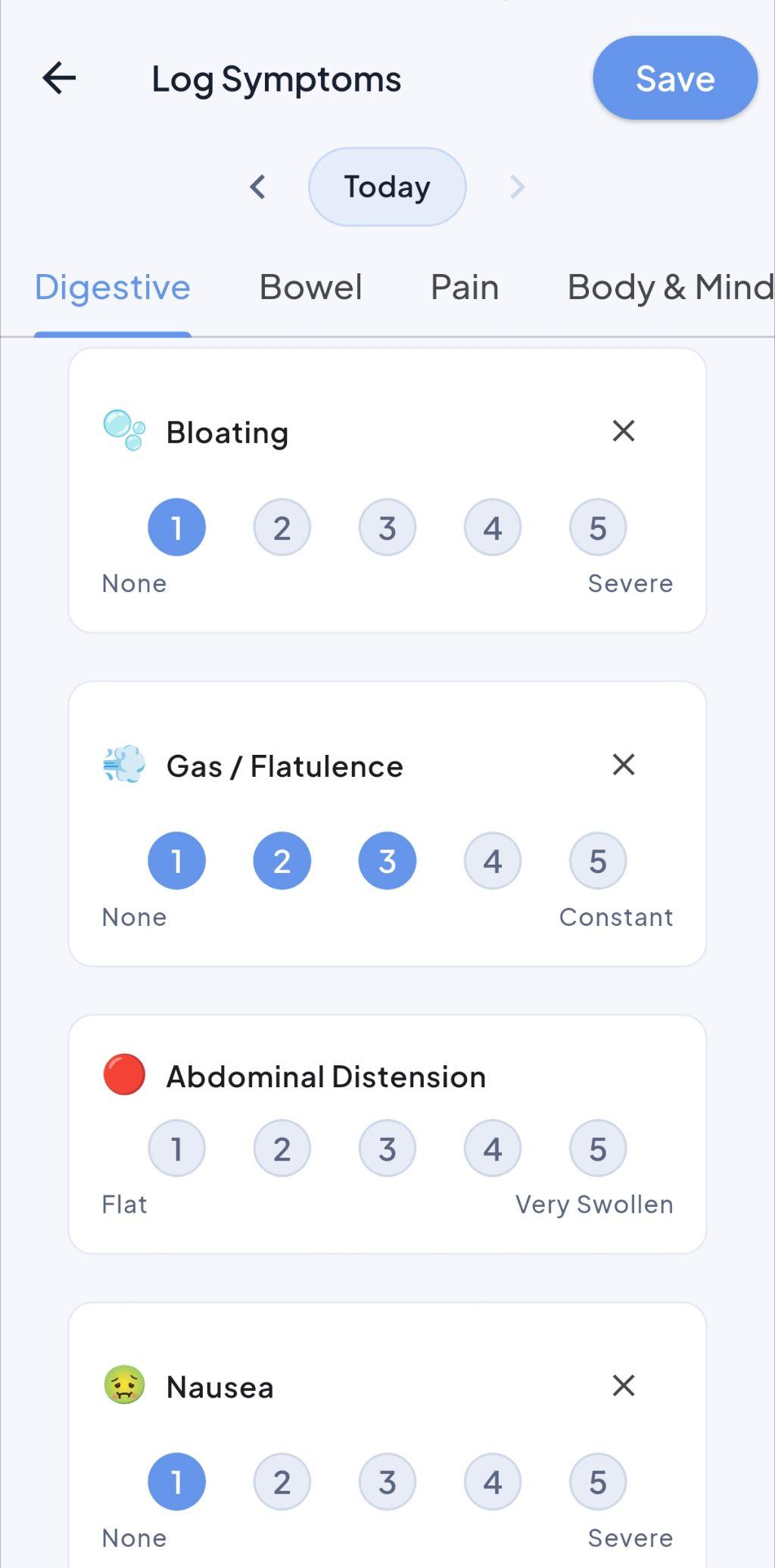Calendar at a glance
