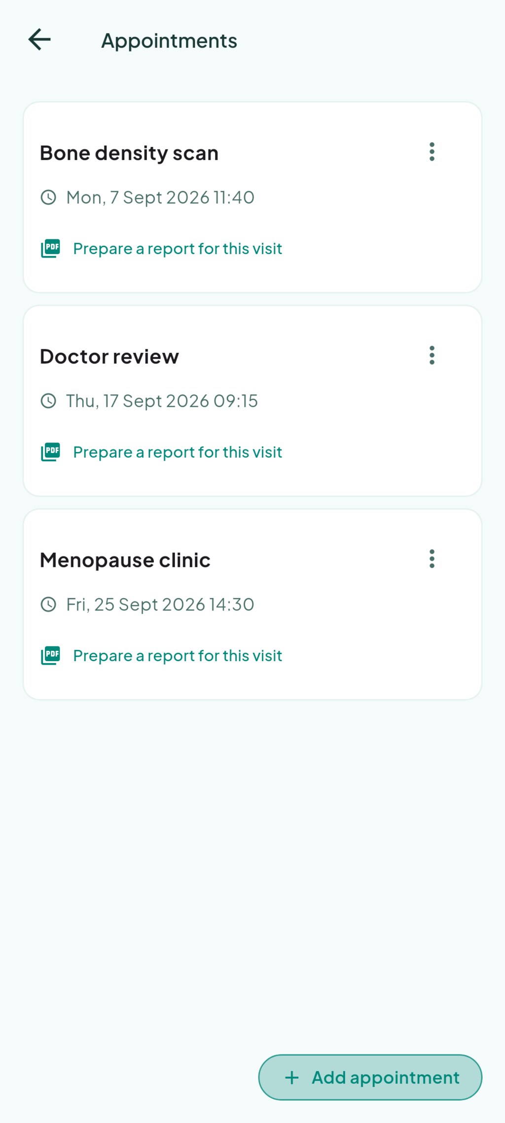 Appointments
