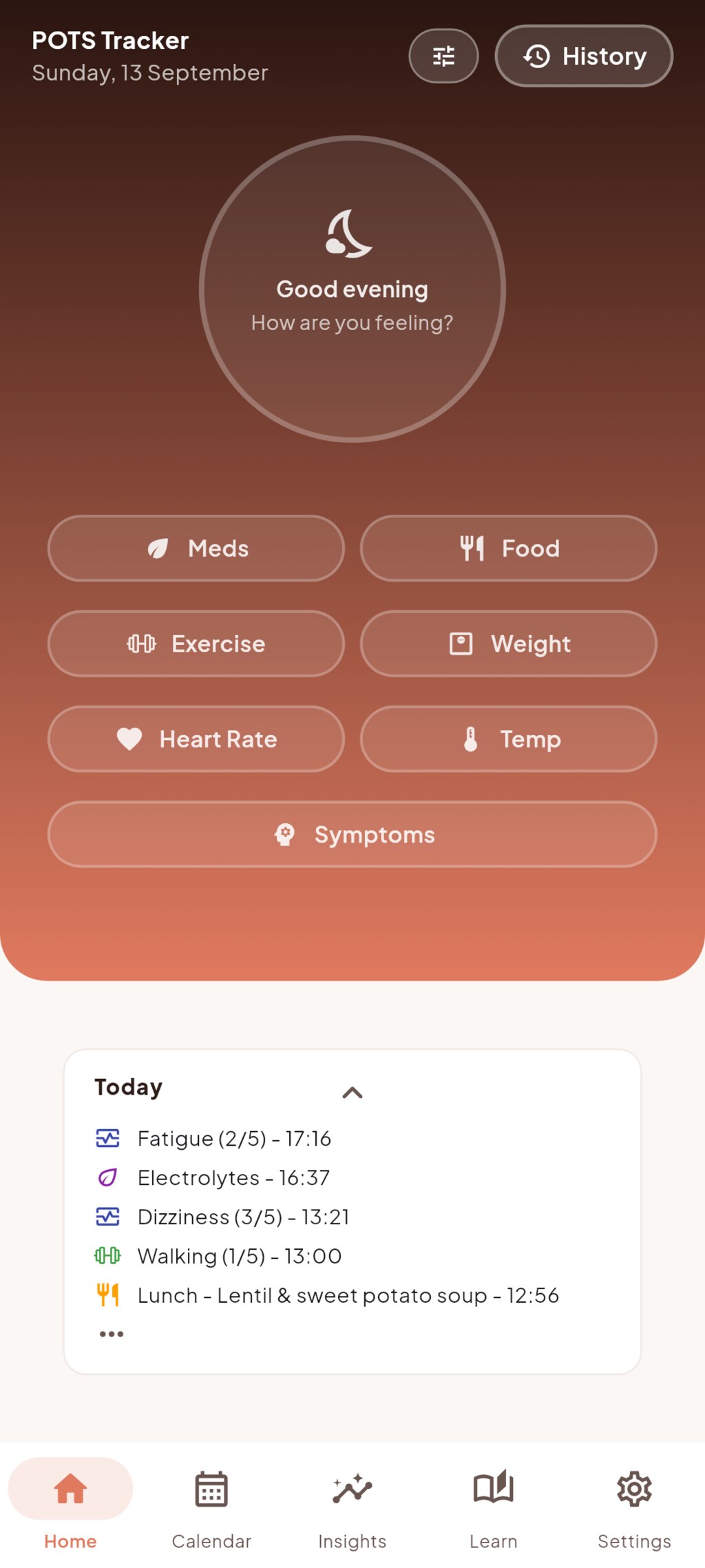 Daily logging hub