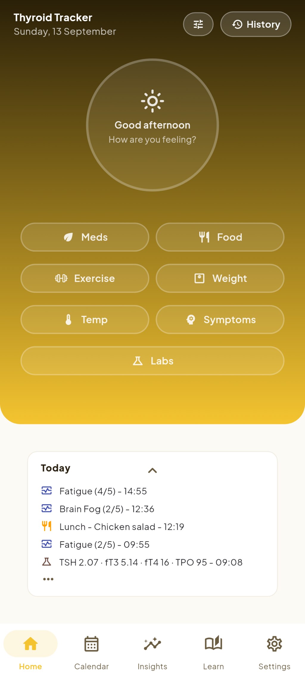 Daily logging hub